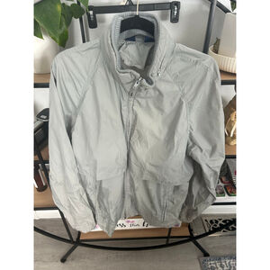 Men's Woolrich Gray Windbreaker Jacket L